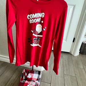 Red Santa Pajama Set